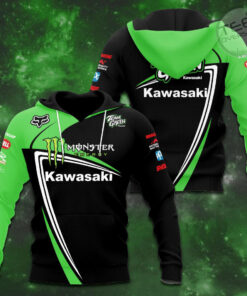 Kawasaki Racing Team 3D Apparels Hoodie