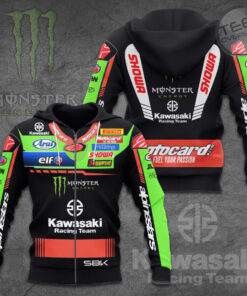 Kawasaki Racing Team 3D Apparels S3 Zip Hoodie