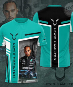Lewis Hamilton Mercedes AMG Petronas F1 Team 3D Apparels S37 T shirt