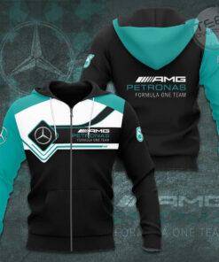 Mercedes AMG Petronas F1 Team 3D Apparels S35 Zip Hoodie