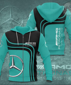 Mercedes AMG Petronas F1 Team 3D Apparels S36 Zip Hoodie