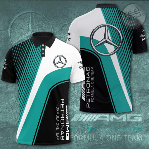 Mercedes AMG Petronas F1 Team 3D Apparels S39 Polo
