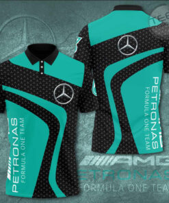 Mercedes AMG Petronas F1 Team 3D Apparels S40 Polo