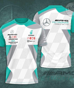 Mercedes AMG Petronas F1 Team 3D Apparels S44 T shirt