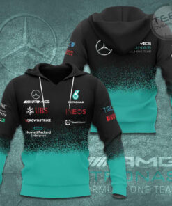 Mercedes AMG Petronas F1 Team 3D Apparels S48 Hoodie
