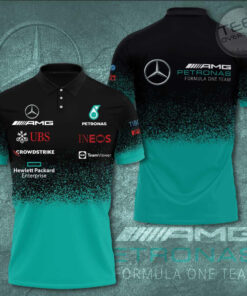 Mercedes AMG Petronas F1 Team 3D Apparels S48 Polo