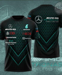 Mercedes AMG Petronas F1 Team 3D Apparels S49 T shirt
