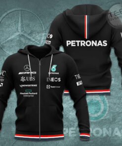 Mercedes AMG Petronas F1 Team 3D Apparels S55 Zip Hoodie