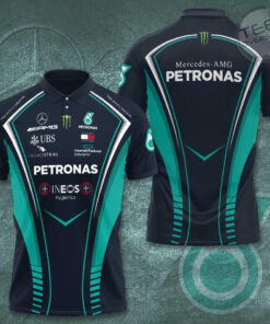 Mercedes AMG Petronas F1 Team 3D Apparels S56 Polo