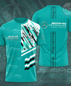 Mercedes AMG Petronas F1 Team 3D T shirt S22