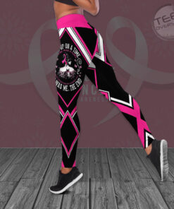 Once Upon A Time There Was A Girl Who Kicked Cancers Ass It Was Me The End leggings