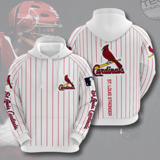 St. Louis Cardinals 3D Hoodie MLBS001