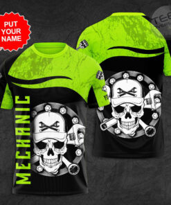 Vintage mechanic 3D T shirts