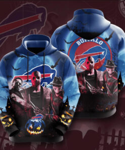 Buffalo Bills Halloween 3D Hoodie