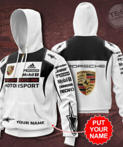 Porsche 3D Zip up Hoodie