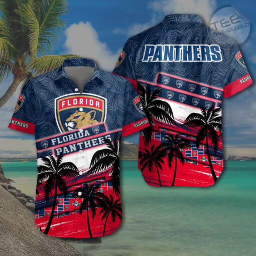 Florida Panthers Hawaiian Shirt OVS07923S3