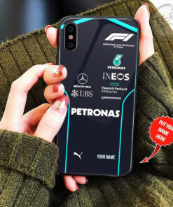 Personalized Mercedes AMG Petronas F1 phone case OVS30923S4C