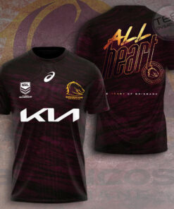 Brisbane Broncos all heart T shirt OVS131123S1