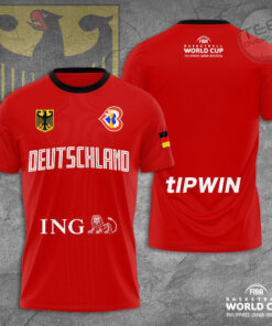 Germany Mens National Basketball Team T shirt OVS231123S4