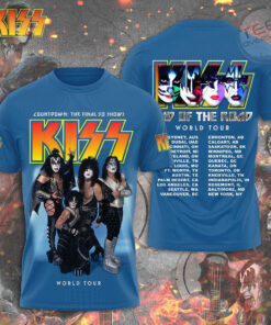 Kiss Band End of the Road World Tour T shirt OVS211123S4