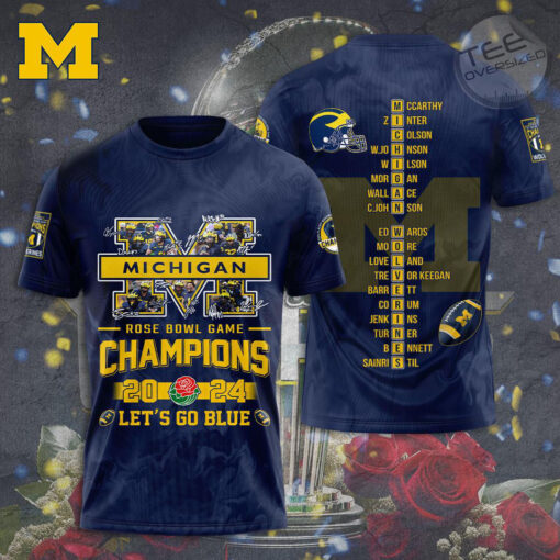 Michigan Wolverines Football T shirt OVS0124SW