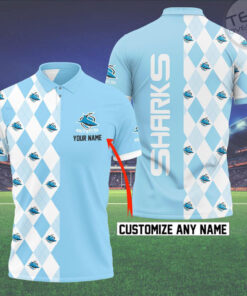 Personalized Cronulla Sutherland Sharks Polo OVS0124I
