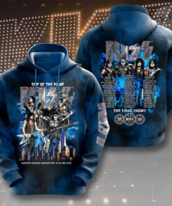 Kiss Band Blue Hoodie OVS0324SY