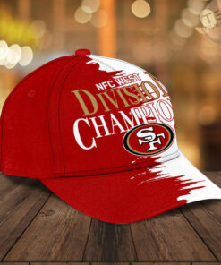 San Francisco 49ers Red White Hat NFL Caps OVS0324X R
