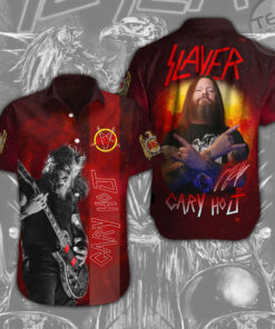 Gary Holt X Slayer Short Sleeve Dress Shirt OVS0524I
