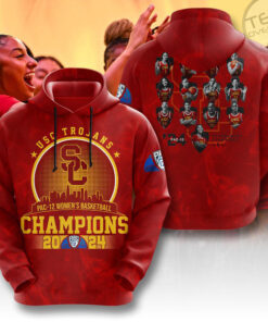 USC Trojans Pac 12 Womens Basketball Hoodie OVS0524X
