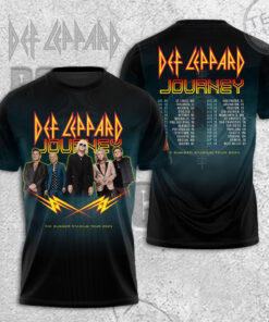 Def Leppard Black T shirt OVS0624ZH