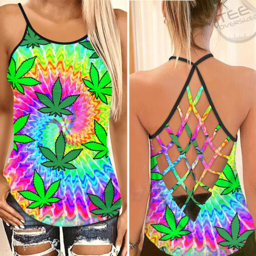 Just Hit It Criss Cross Tank Top OVS0624N