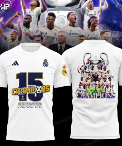 Real Madrid 15 Champions T shirt OVS0724Y