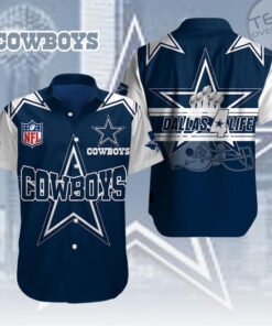 Dallas Cowboys NFL Short Sleeve Dress Shirt OVS0824ZG