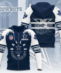 Dallas Cowboys Zip Hoodie OVS0824SX