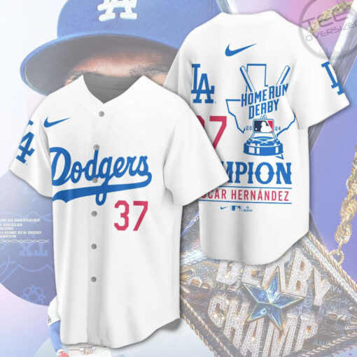 Los Angeles Dodgers x Teoscar Hernandez jersey OVS0824A