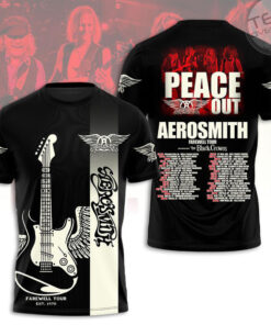 Peace Out Aerosmith T shirt OVS0824M