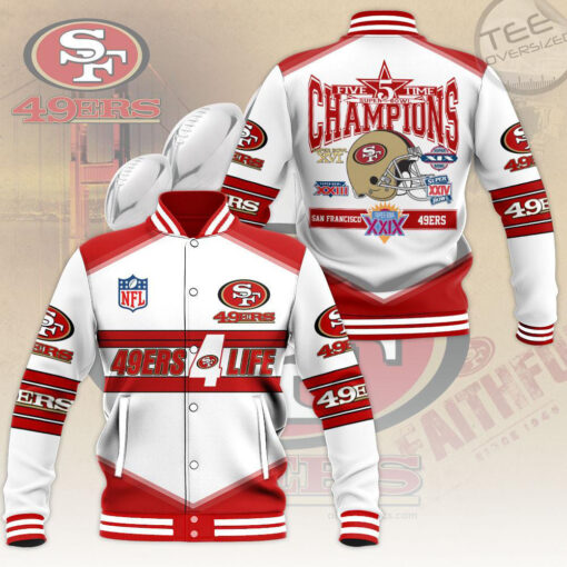 San Francisco 49ers varsity jacket OVS0824ZO