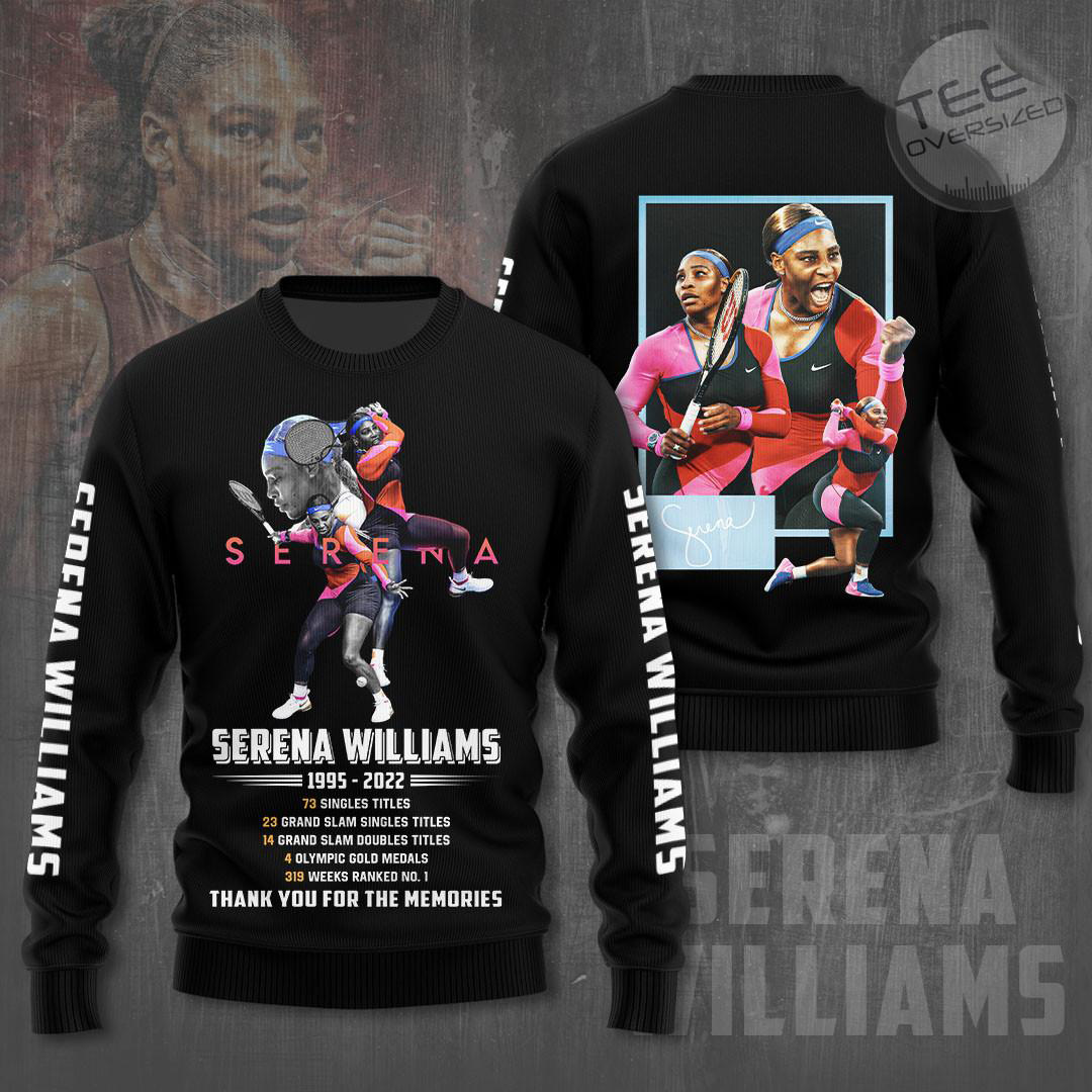 Serena Williams Black Sweatshirt OVS0824T