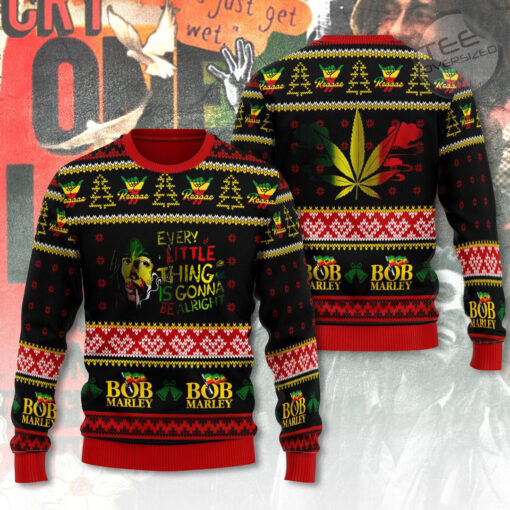 Bob Marley ugly christmas sweater OVS1024SS