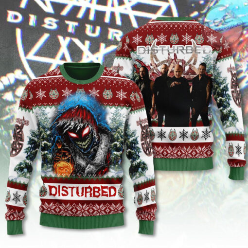 Disturbed ugly sweater OVERSIZEDTEE 1
