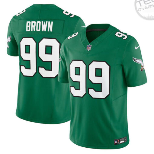 Jerome Brown green jersey OVERSIZEDTEE 53