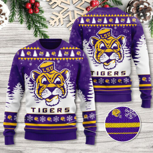 LSU Tigers Football ugly sweater OVERSIZEDTEE 40