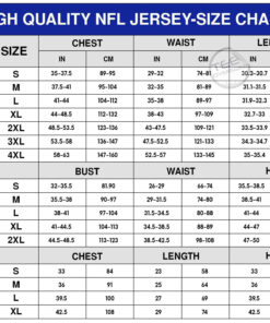 NFL jersey sizechart