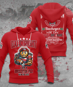 Ohio State Buckeyes Football Red Hoodie OVERSIZEDTEE 73