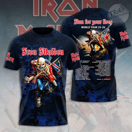 IRMA Band Iron Maiden T shirt OVERSIZEDTEE 110