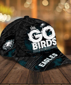 Philadelphia Eagles GO BIRDS cap OVERSIZEDTEE 93