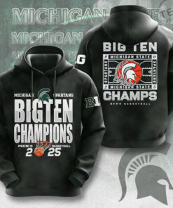 Michigan State Spartans Mens Basketball Hoodie OVERSIZEDTEE 116