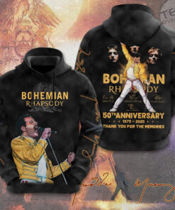 Queen Band x Freddie Mercury Hoodie OVERSIZEDTEE 112