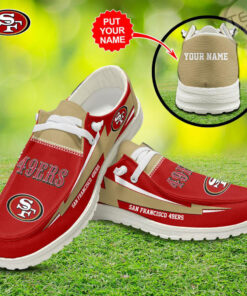 Best sellers Personalized San Francisco 49ers Dudes Shoes Loafer Shoes 03
